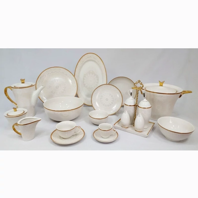 سرویس چینی 99 پارچه (12 نفره) پردیس کد 7010 ارسال رایگان