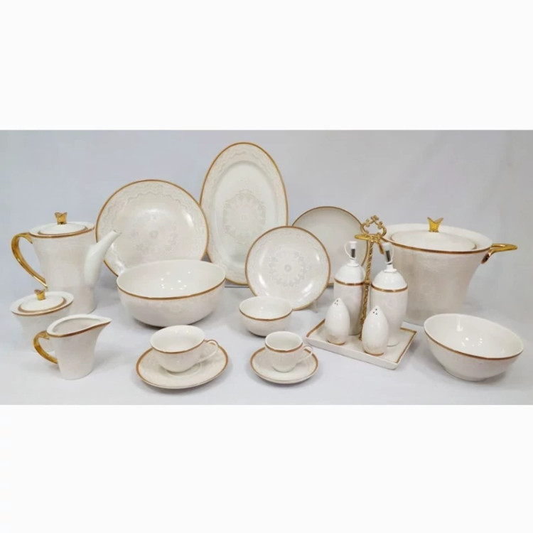 سرویس چینی 99 پارچه (12 نفره) پردیس کد 7010 ارسال رایگان