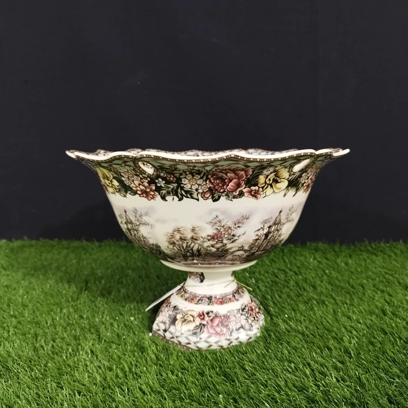 میوه خوری چینی پایه دار BAVARIA مدل ریگاتور گاردن دیت 3028A با ارسال رایگان