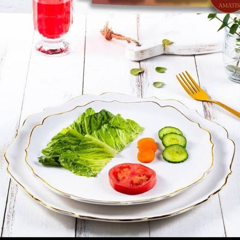 دیس گرد جفتی سرامیک آماتیس مدل ماهور کد 785784G با ارسال رایگان