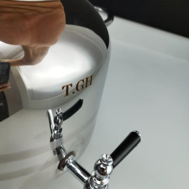 کتری روگازی استیل 8 لیتر برند قیطاسی T.G.H کد 9001 با ضمانت 15 ماهه