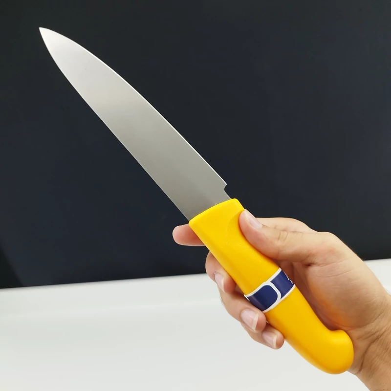 چاقو آشپزخانه اکبری دسته زرد مدل P723 بسته 1 عددی ارسال رایگان