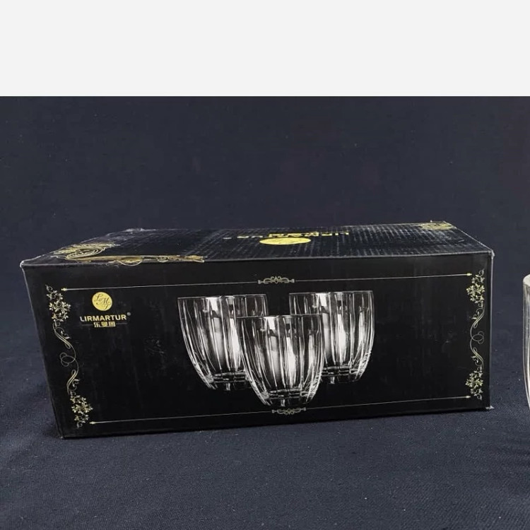 لیوان کوتاه LIRMARTUR مدل خطی کد 87095 بسته 6 عددی ارسال رایگان