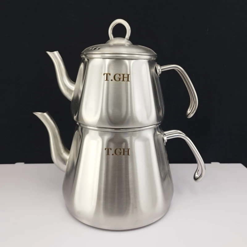 کتری و قوری روگازی استیل 3 لیتر برند قیطاسی T.G.H کد 30510 با ضمانت 15 ماهه ارسال رایگان
