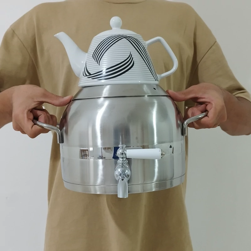 کتری و قوری روگازی استیل 6 لیتر سافینوکس مدل 130S