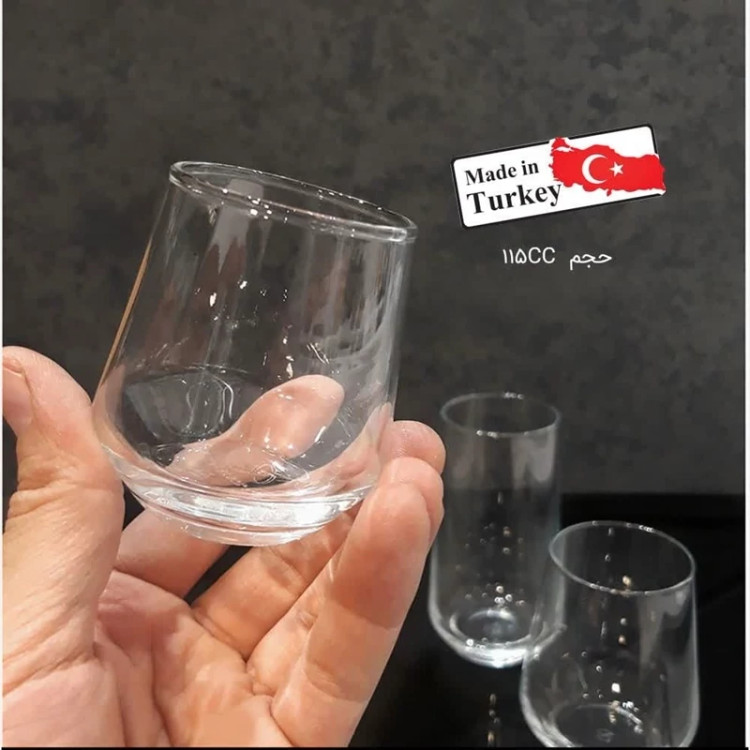 استکان قهوه خوری پاشاباغچه مدل الگرا کد 420202 بسته 6 عددی ارسال رایگان