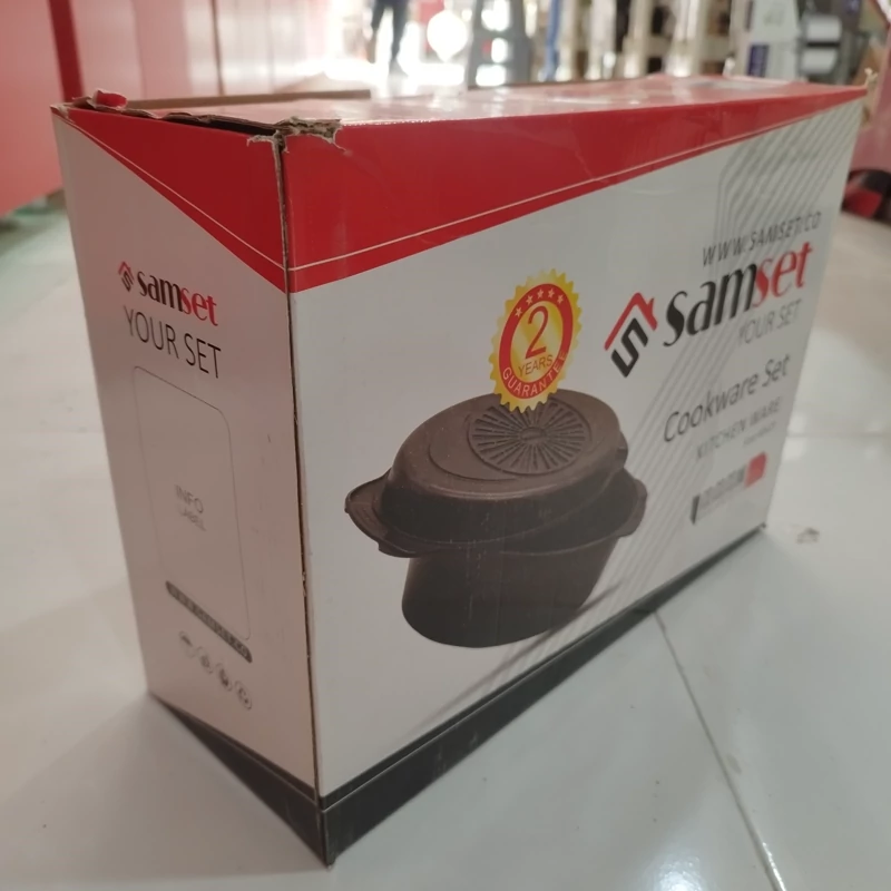 تابه 2 تایی مرغ و ماهی گرانیتی سایز 34 SAMSET سام ست