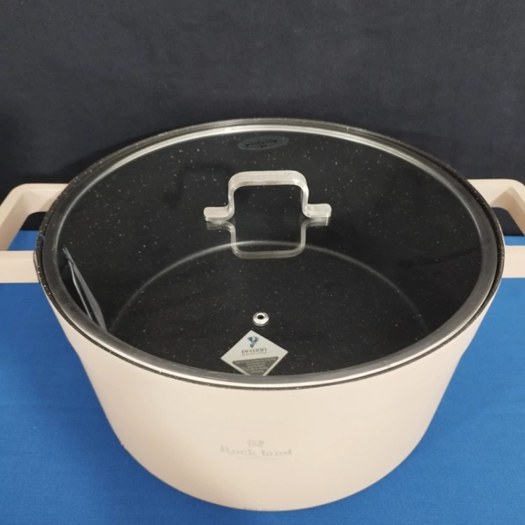 سرویس قابلمه گرانیتی 18 پارچه راکلند مدل تمیس نسکافه ای با ارسال رایگان