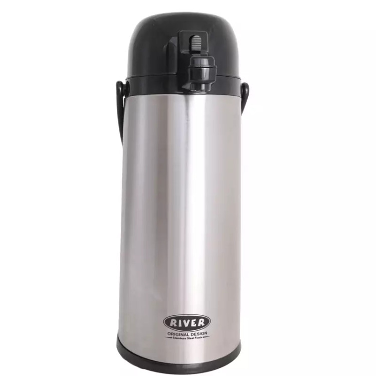 فلاسک پمپی 2.5 لیتر شیشه دار ریور 8607 RIVER