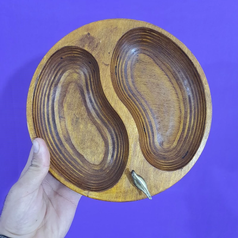 اردو خوری چوبی 2 خانه فانتزی کد 12013 ارسال رایگان