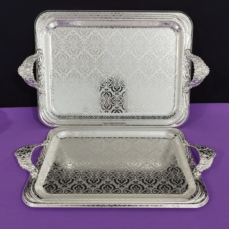 سینی استیل 2 تایی مستطیل بارادانتیا کد 1232S با ارسال رایگان