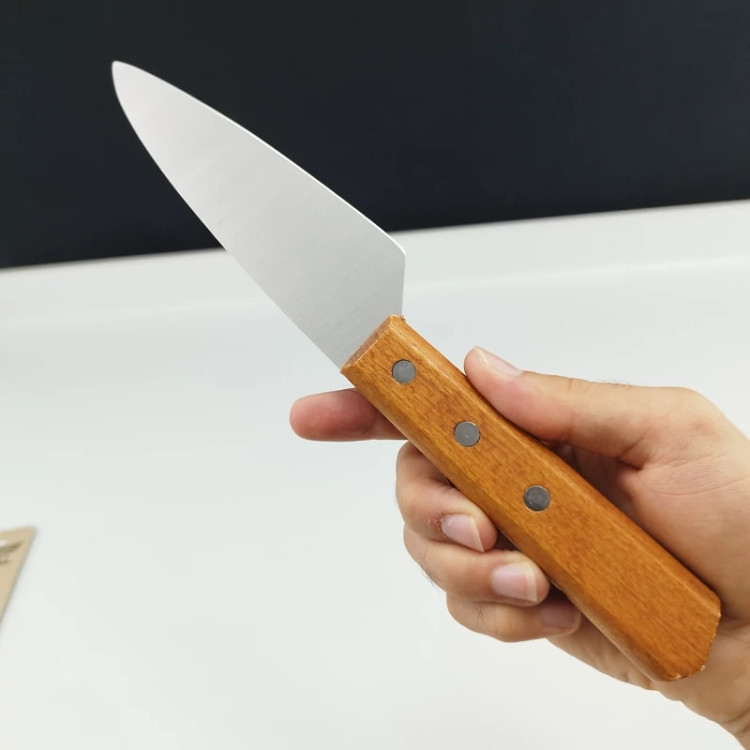 چاقو آشپزخانه اکبری دسته چوبی مدل WS25 بسته 1 عددی ارسال رایگان