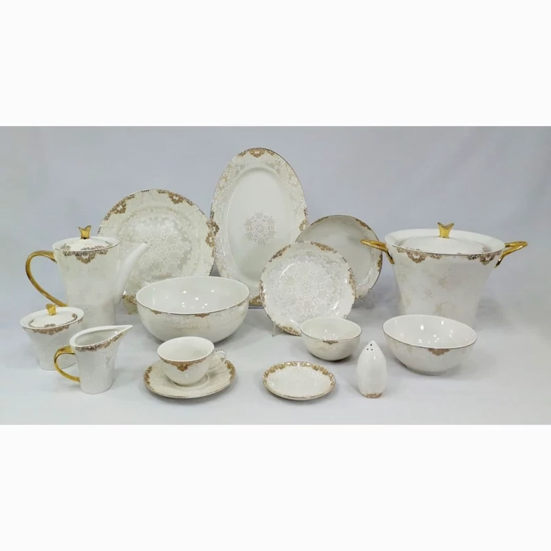 سرویس چینی 99 پارچه (12 نفره) پردیس کد 7001 ارسال رایگان