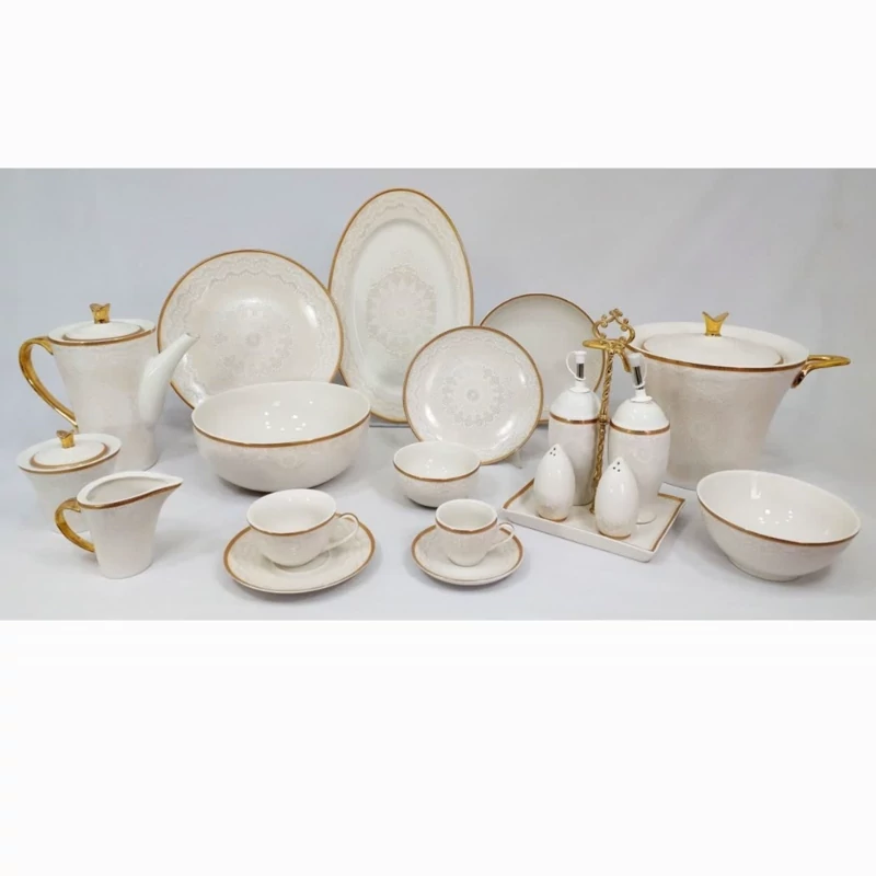 سرویس چینی 99 پارچه (12 نفره) پردیس کد 7006 ارسال رایگان