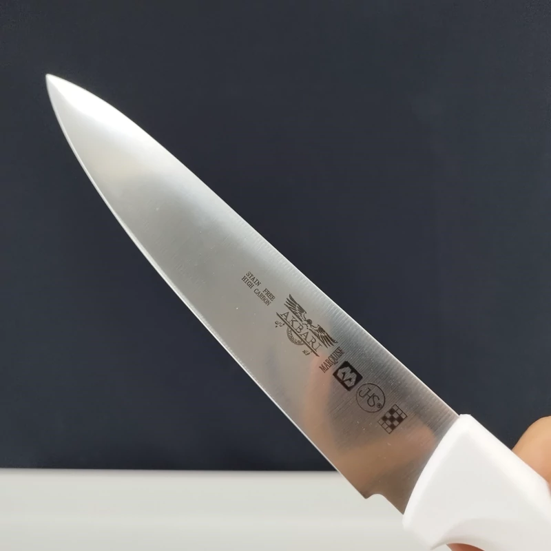 چاقو آشپزخانه اکبری دسته سفید مدل P723 بسته 1 عددی ارسال رایگان