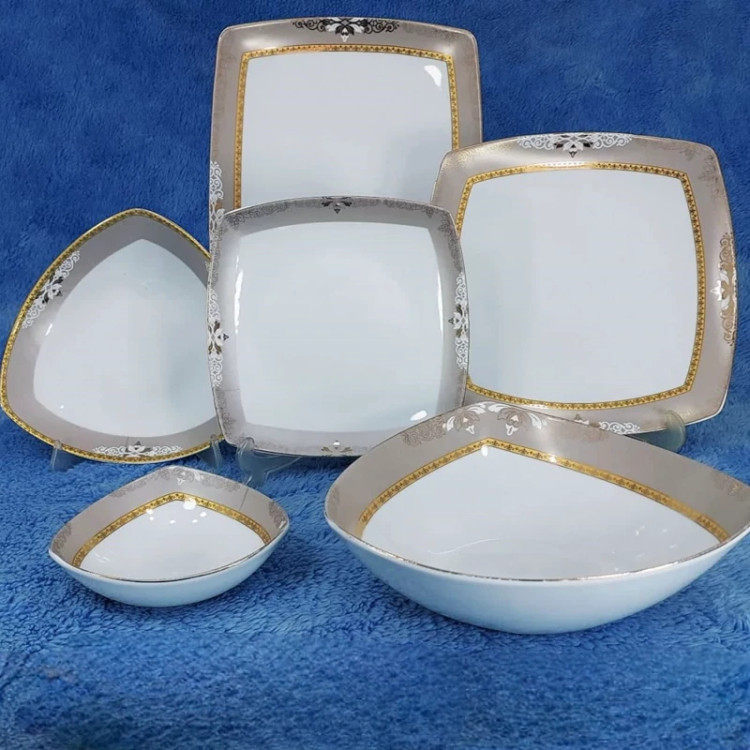 سرویس 30 پارچه چینی پردیس مدل ملودی پلاتین با ارسال رایگان