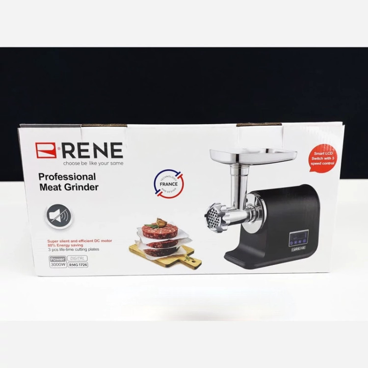 چرخ گوشت RENE مدل RJB-1726 مشکی با ضمانت 24 ماهه ارسال رایگان