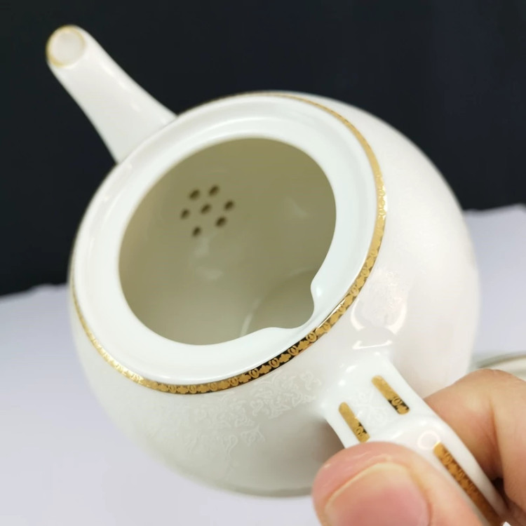 قوری چینی الیزابت توس مدل آفتاب گلوبال سیوا کد 8 با ارسال رایگان