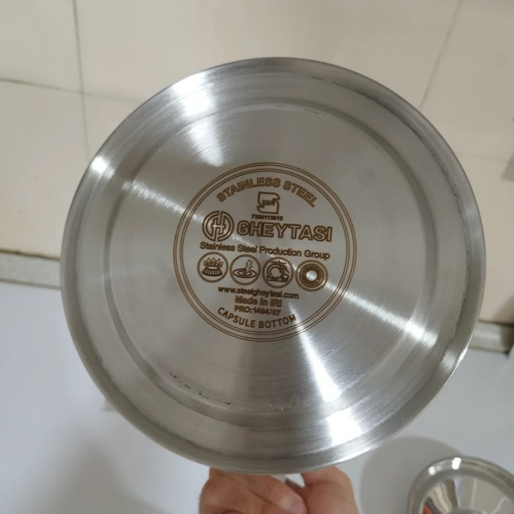کتری و قوری استیل 2.5 لیتر قیطاسی TGH کد 30400 با ضمانت 15 ماهه ارسال رایگان