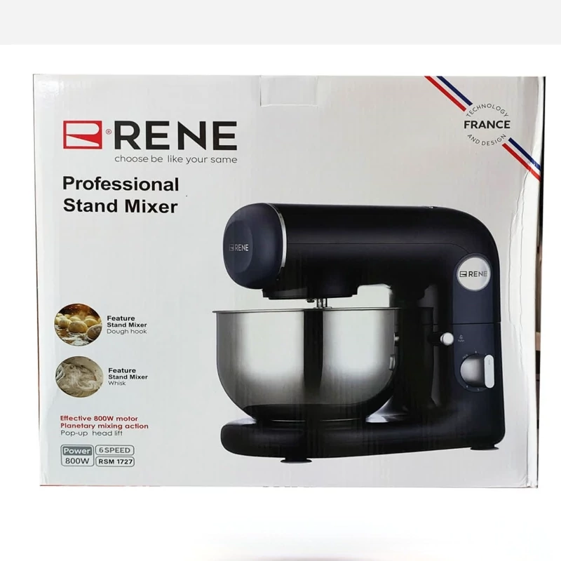 همزن حرفه ای RENE مدل RJB-1727 مشکی با ضمانت 24 ماهه ارسال رایگان