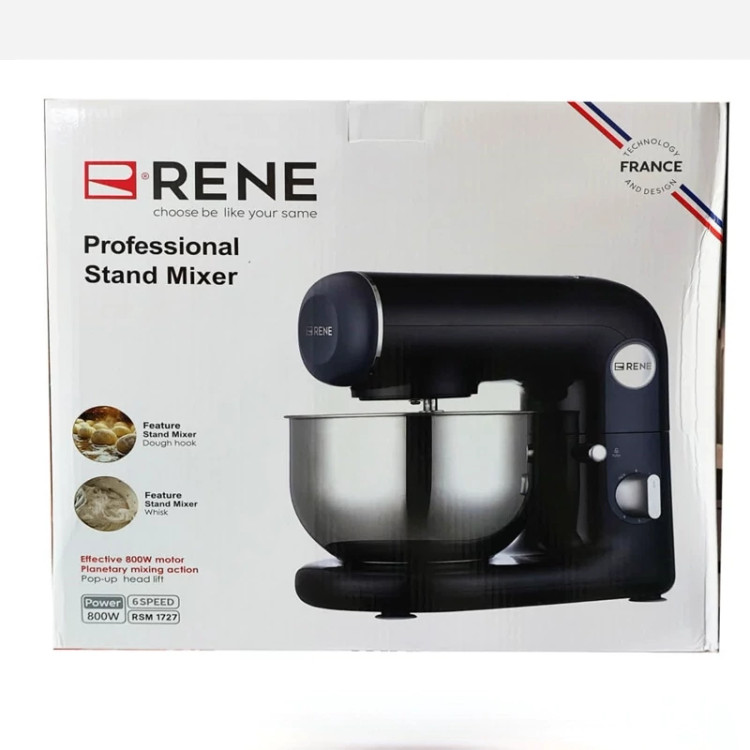 همزن حرفه ای RENE مدل RJB-1727 مشکی با ضمانت 24 ماهه ارسال رایگان