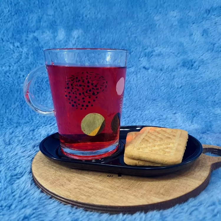 بیسکویت خوری گلدار پاشاباغچه ترکیه کد 95781 تک