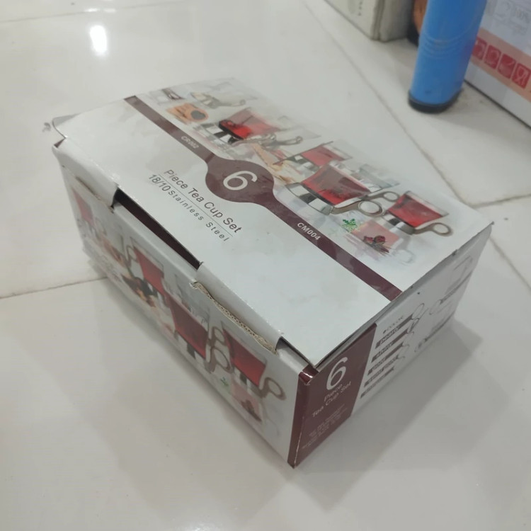 فنجان برند سافینوکس مدل فلیم SAFINOX کد 002 بسته 6 عددی