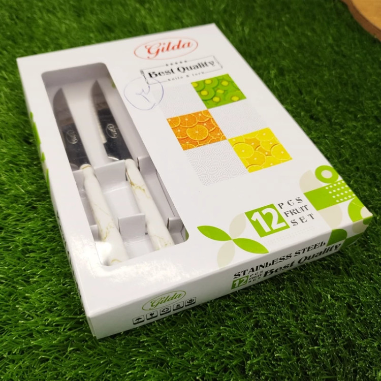 چاقو میوه خوری گیلدا مدل 2066B کد 3 بسته 12 عددی با ارسال رایگان