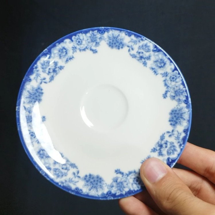 ست 12 پارچه قهوه خوری چینی توس مدل گل پاروس بسته 6+6 عددی با ارسال رایگان