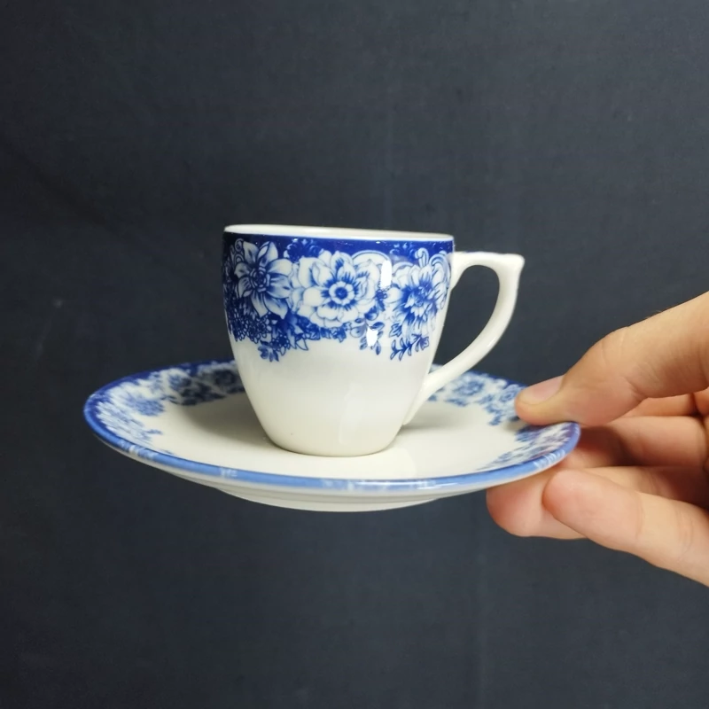 ست 12 پارچه قهوه خوری چینی توس مدل گل پاروس بسته 6+6 عددی با ارسال رایگان