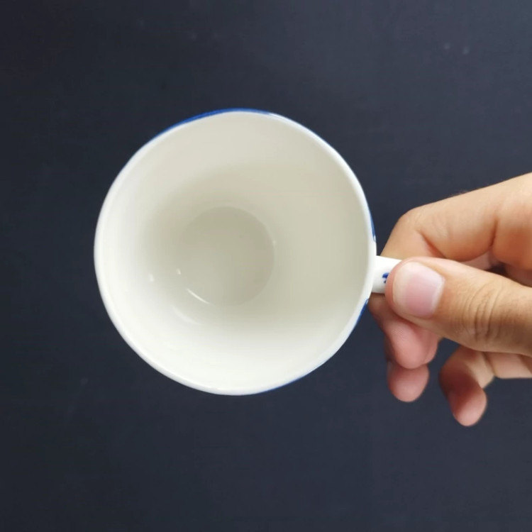 ست 12 پارچه چای خوری چینی توس مدل گل پاروس بسته 6+6 عددی با ارسال رایگان
