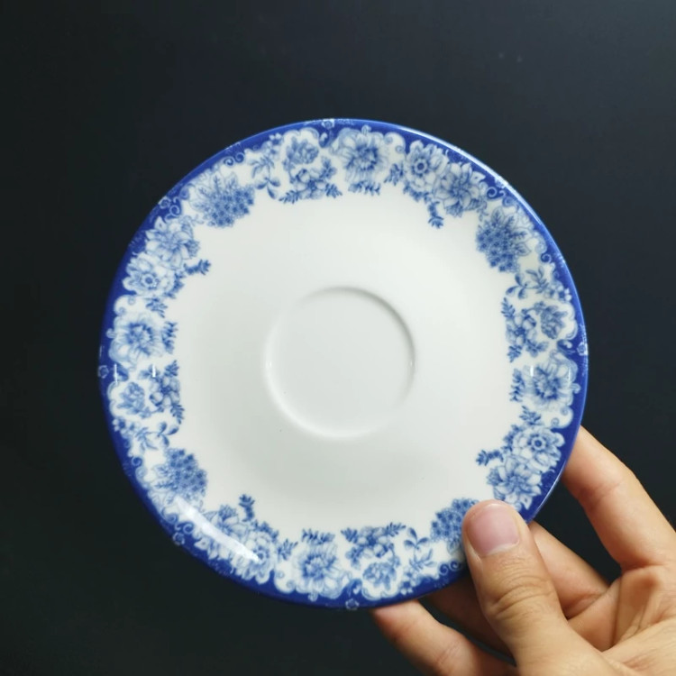ست 12 پارچه چای خوری چینی توس مدل گل پاروس بسته 6+6 عددی با ارسال رایگان