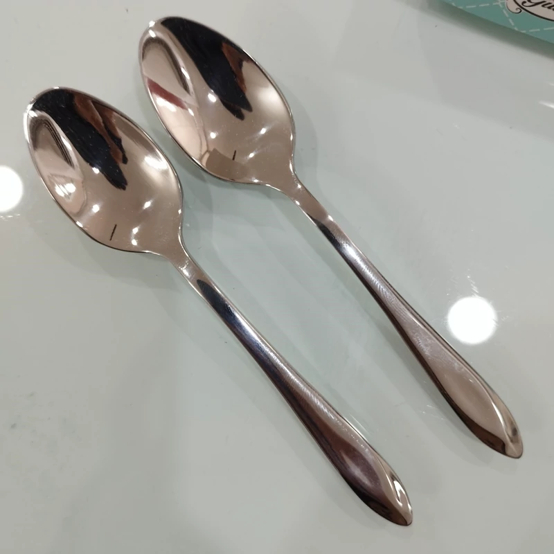 قاشق چای استیل نگیر گیلدا مدل الماسی کد 163 بسته 12 عددی ارسال رایگان