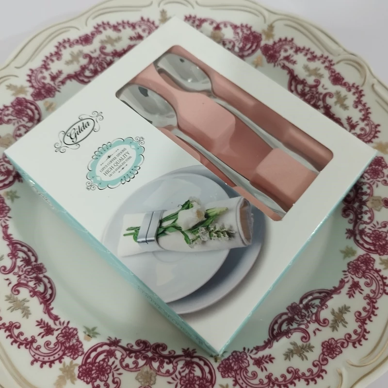 قاشق چای استیل نگیر گیلدا مدل الماسی کد 163 بسته 12 عددی ارسال رایگان