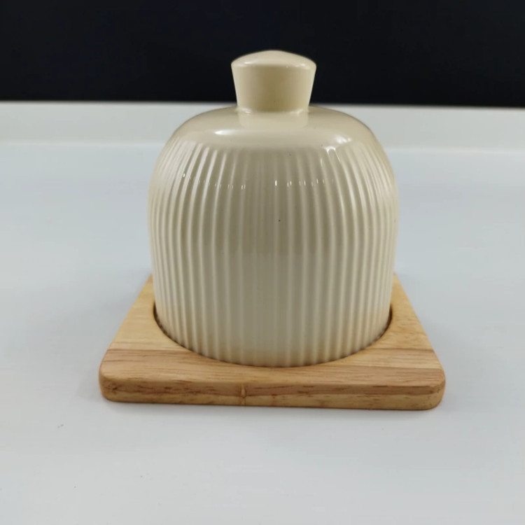 کره خوری چوبی برند RIVER ریور کرم کد 3921 ارسال رایگان