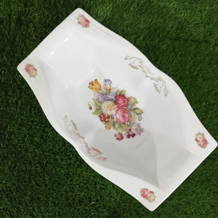 کاسه سرامیک مدل گل سوسن کد 320 با ارسال رایگان