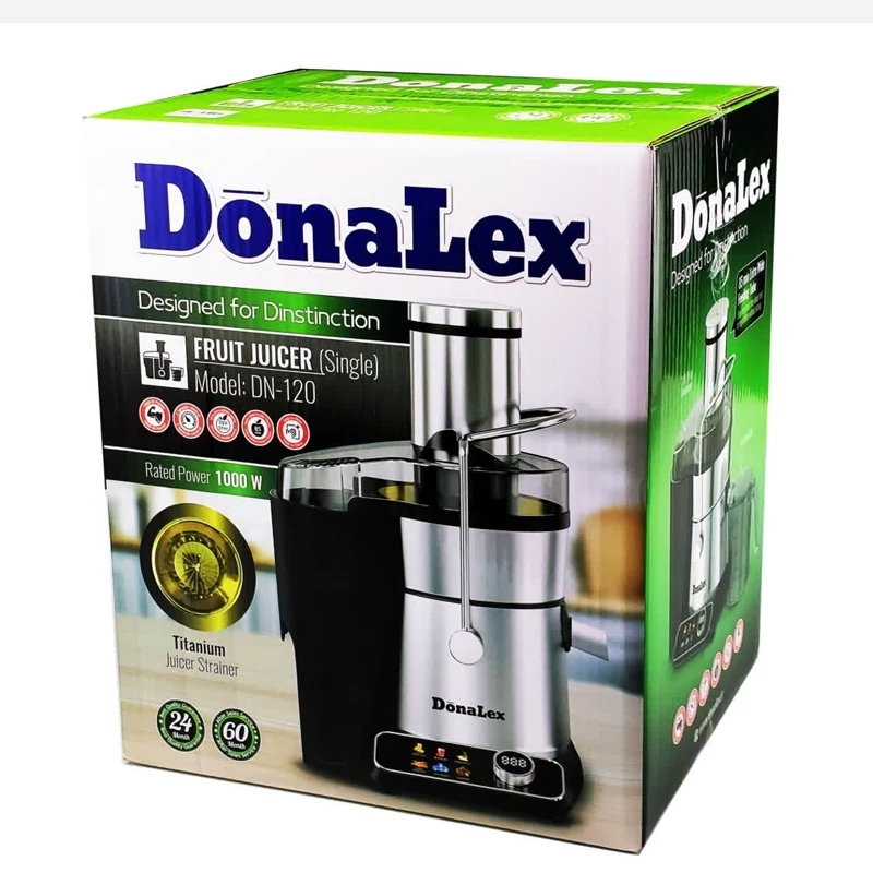 آبمیوه گیری تک کاره دونالکس مدل DN-120 با ضمانت 18 ماهه ارسال رایگان