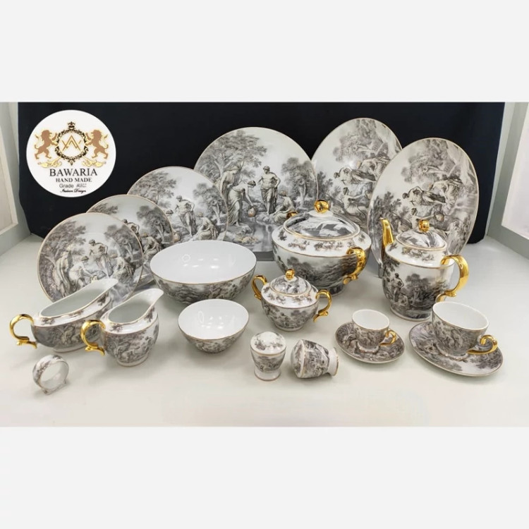 سرویس چینی 18 نفره 135 پارچه باواریا کد 531 با ارسال رایگان