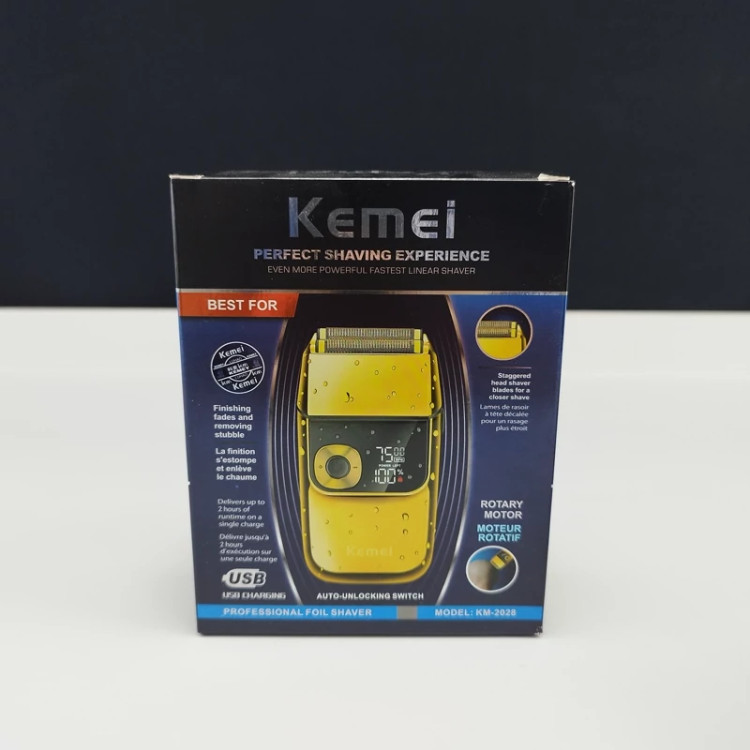 شیور حرفه ای کیمی مدل KM-2028 طلایی ارسال رایگان