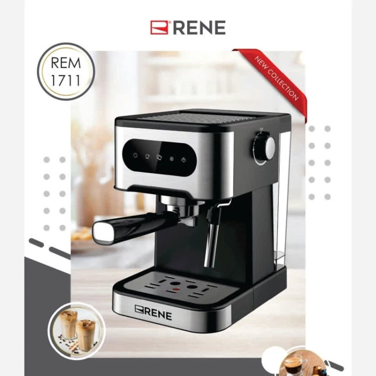 اسپرسو ساز 20 بار RENE مدل RJB-1711 با ضمانت 24 ماهه ارسال رایگان