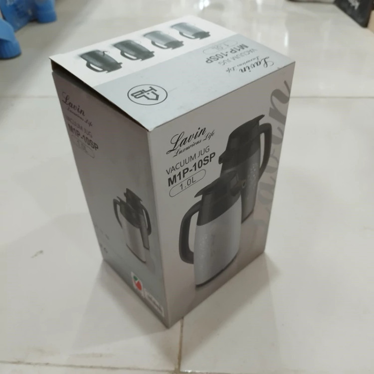 فلاسک شیشه دار 1 لیتر SP رنگ سفید