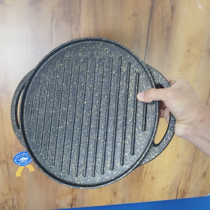تابه گریل چدنی گرد ریور کد 8681 بسته 1 عددی