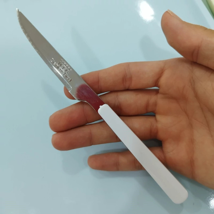 چاقو میوه خوری مادرید سفید MTG کد 1480 بسته 12 عددی