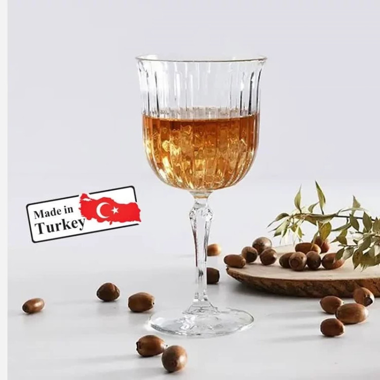 لیوان پایه دار پاشاباغچه مدل جوی کد 440340 بسته 4 عددی با ارسال رایگان