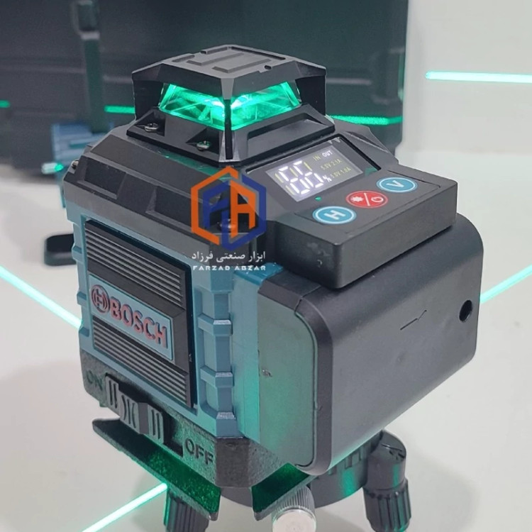 تراز لیزری نور سبز بوش 4 بعدی مدل BOSCH-4D