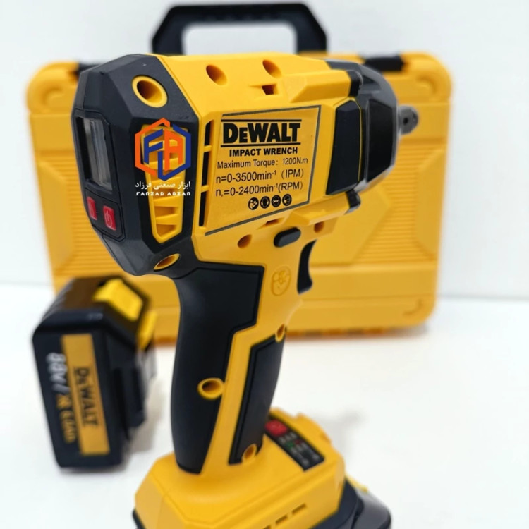 بکس شارژی صفحه دیجیتالی دیوالت 1200 نیوتن مدل DEWALT-1200