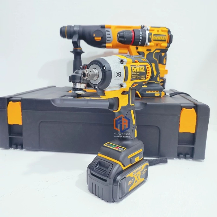 پک چهار قلوی دیوالت موتور براشلس مدل DEWALT-88