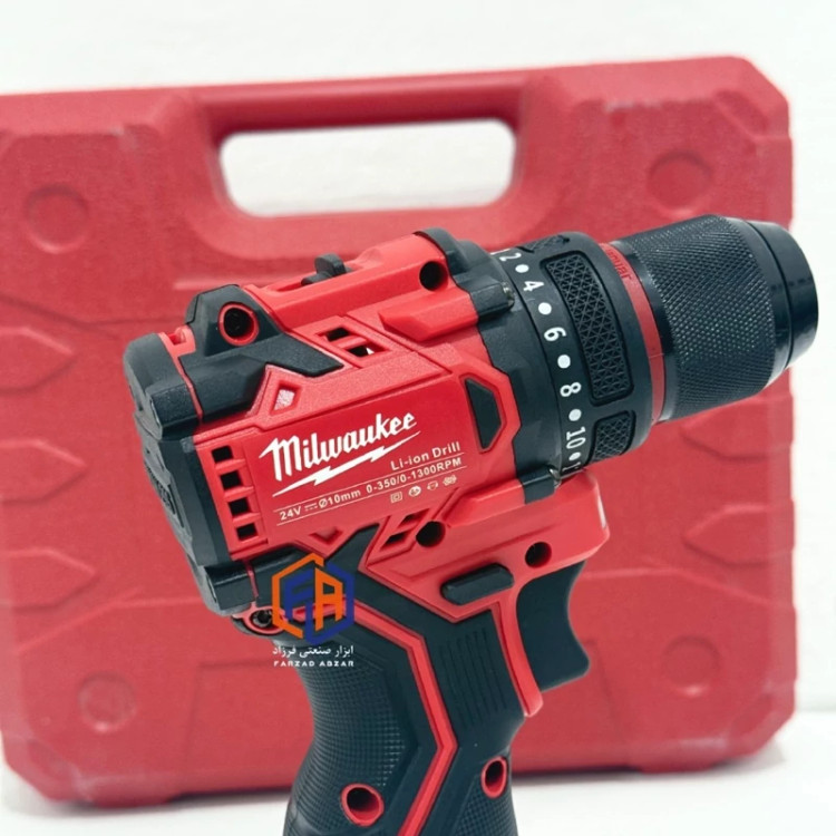 دریل شارژی میلواکی 24 ولت مدل M24-10