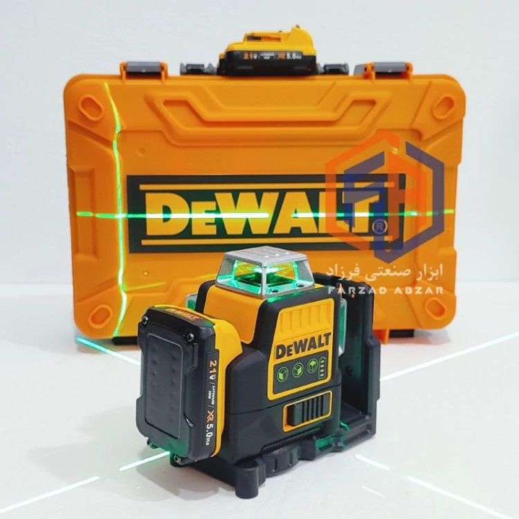 تراز لیزری سه بعدی دیوالت نور سبز مدل DW21V
