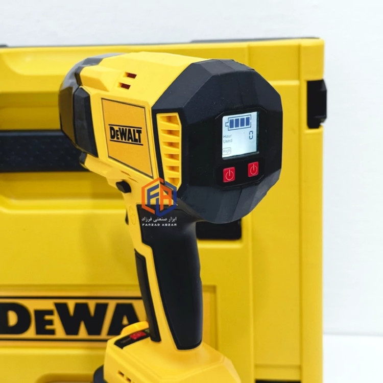 بکس شارژی فوق صنعتی صفحه دیجیتالی دیوالت گشتاور 1200 مدل DEWALT - 1200